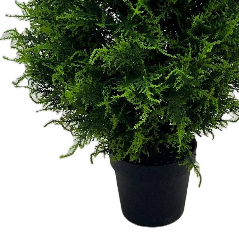 Leaf Design UK LTD - Wholesale Artificial Plant - UV Resistant Outdoor 150cm Cypress Cedar Topiary Tree2
