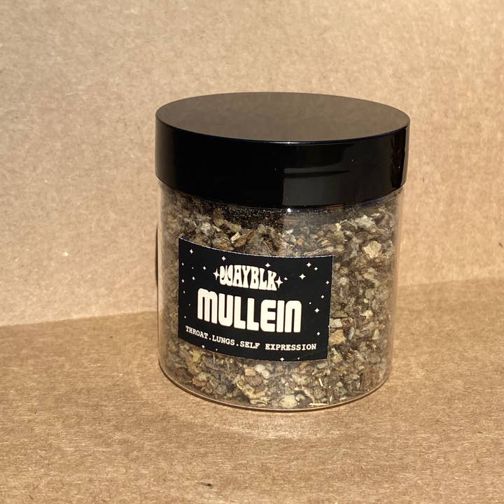 WAYBLK - Wholesale Herbs - Mullein Leaf Dry Herbs Mullein Tea Apothecary Herbs Bulk Jar1