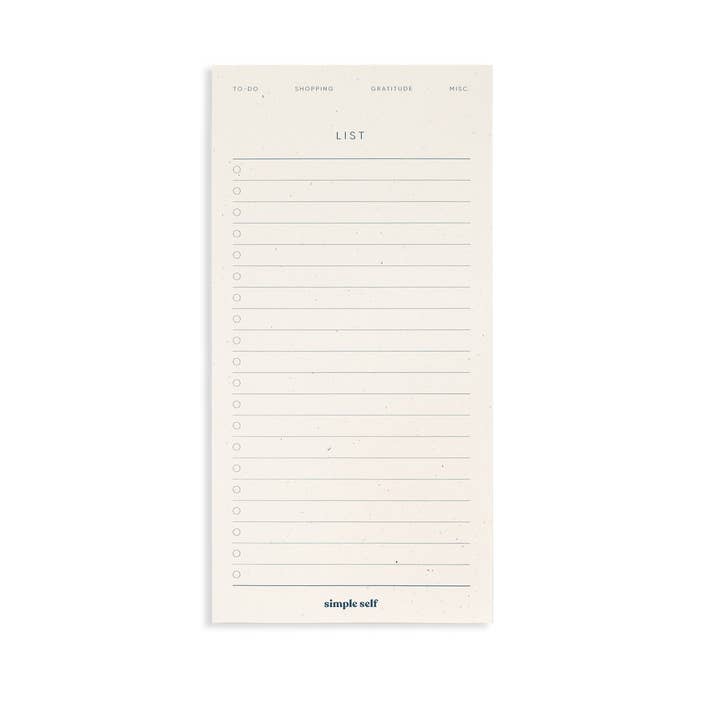 List Notepad for wholesale by Simple Self