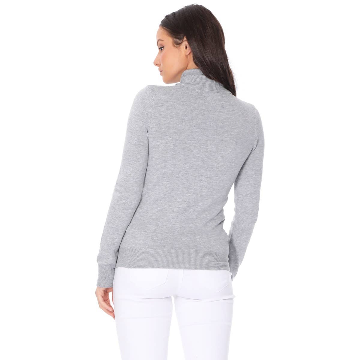 Mak – wholesale Knitted jumper – Women′s – Women's Long Sleeve Turtleneck Pullover Sweater MK33492