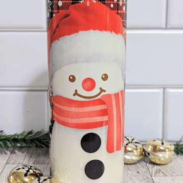 Santa Snow Man 20 oz Stainless Steel Tumbler for wholesale by Fui Fuío by Ktna