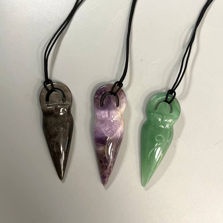 VIE – Engroshandel Halskæde med vedhæng – Vedhæng af Moder Jord-gudinde, 8x3 cm16