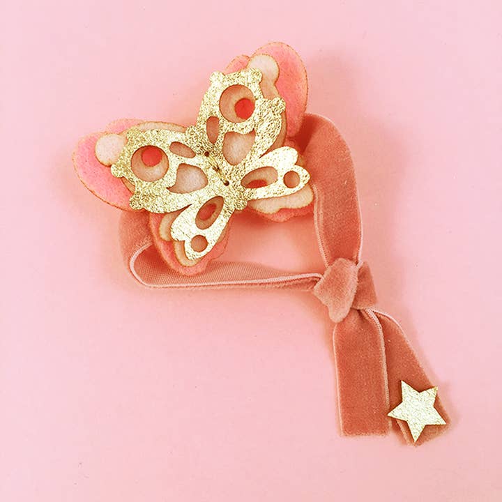 Eleanor Moss Studio - Vendita all'ingrosso Bracciale in tessuto/intrecciato - Braccialetto farfalla petalo