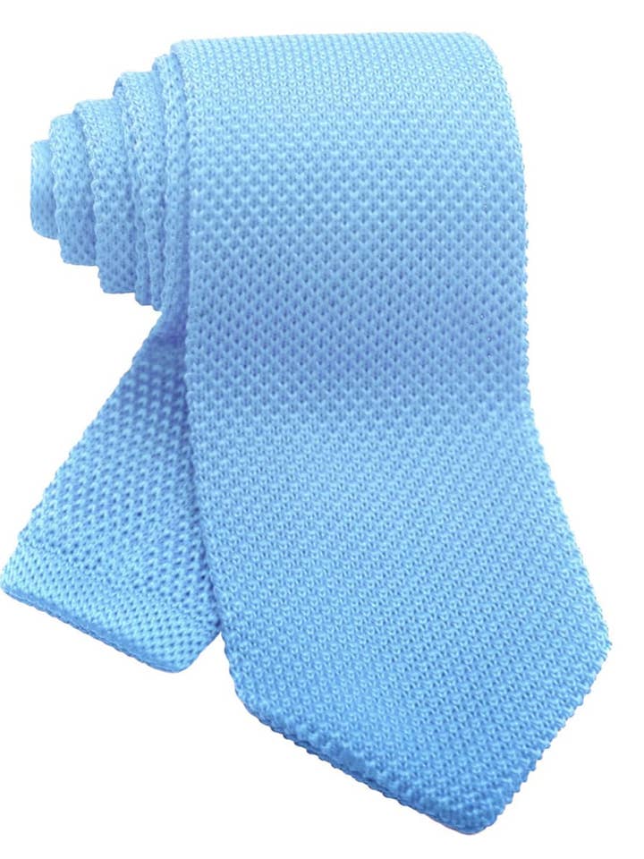 CRAVATE À POIS BLEU CIEL pour la vente par Josvil