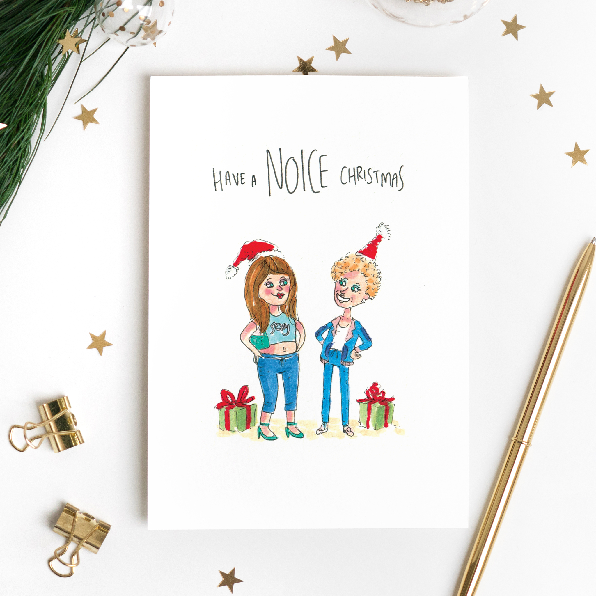 Well Drawn – Engroshandel Julekort – Hav en støjende jul1