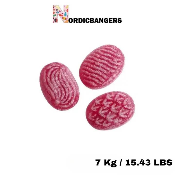 Nordicbangers - Swedish Candy Supply - Wholesale Hard Candy - Swedish Candy - Grahn's Hallonfilurer / Raspberry Caramels1