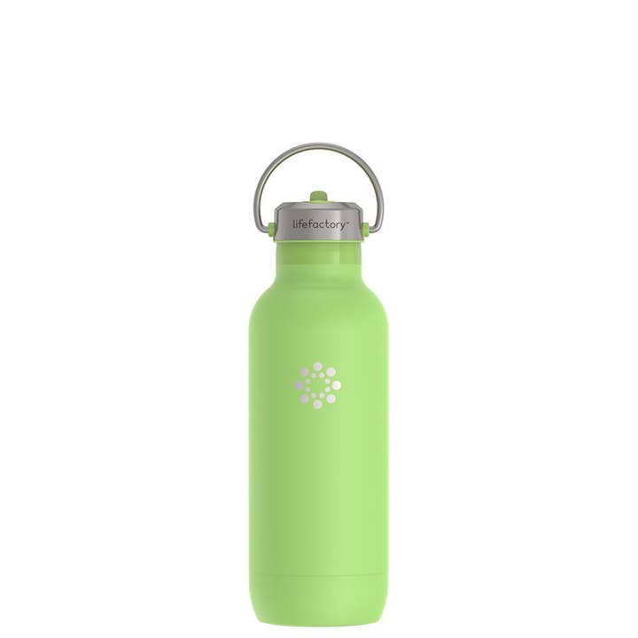 Lifefactory - Wholesale Water Bottle - 20oz Stainless Steel Water Bottle Straw Cap - Assorted Color5