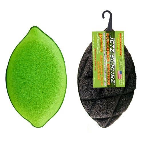 Jetz-Scrubz® Lime Shaped Kitchen Scrubber Sponge for wholesale by Jetz-Scrubz