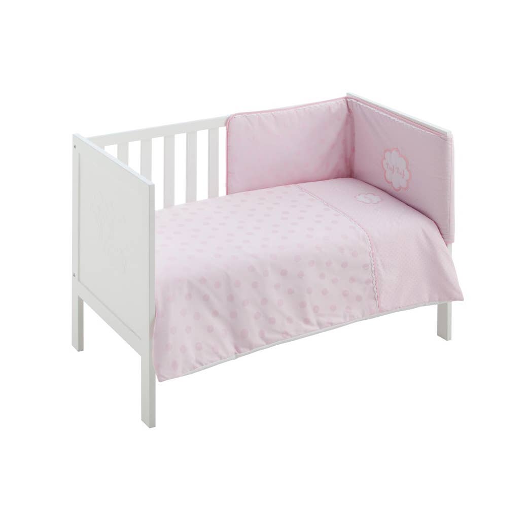 S&P NEWBORN, S.L.(Naf Naf ) - Wholesale Bed - Kids & Baby - SET NORD+PROT 100% COT BORD THREE CHIC0