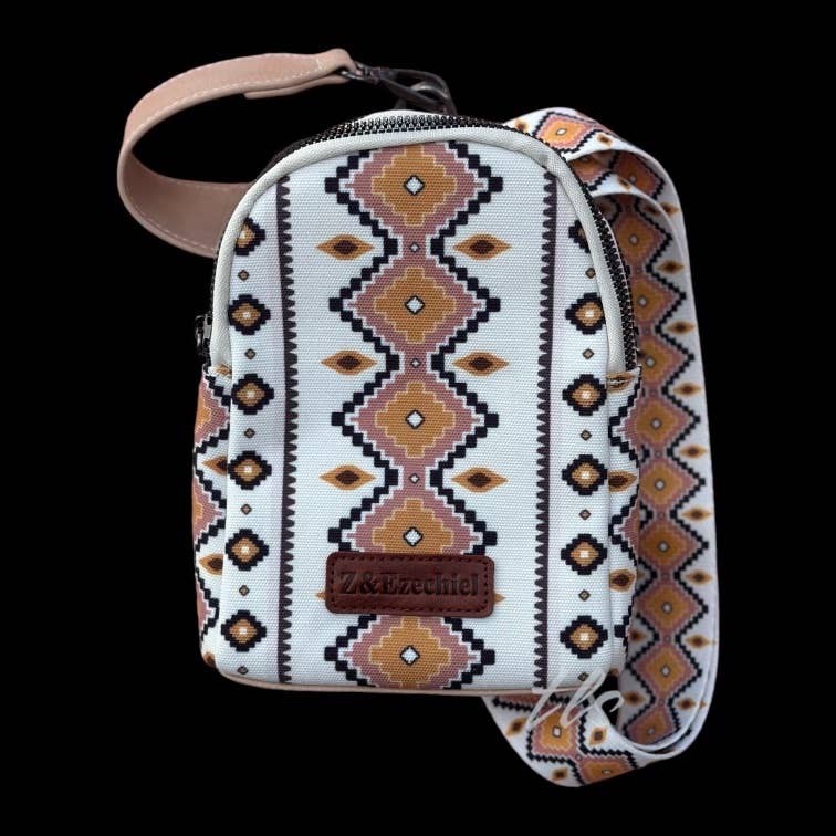 The Lyrical Spirit, LLC - Wholesale Crossbody Bag - Women's - Laney Aztec Patterned Sling Bag2
