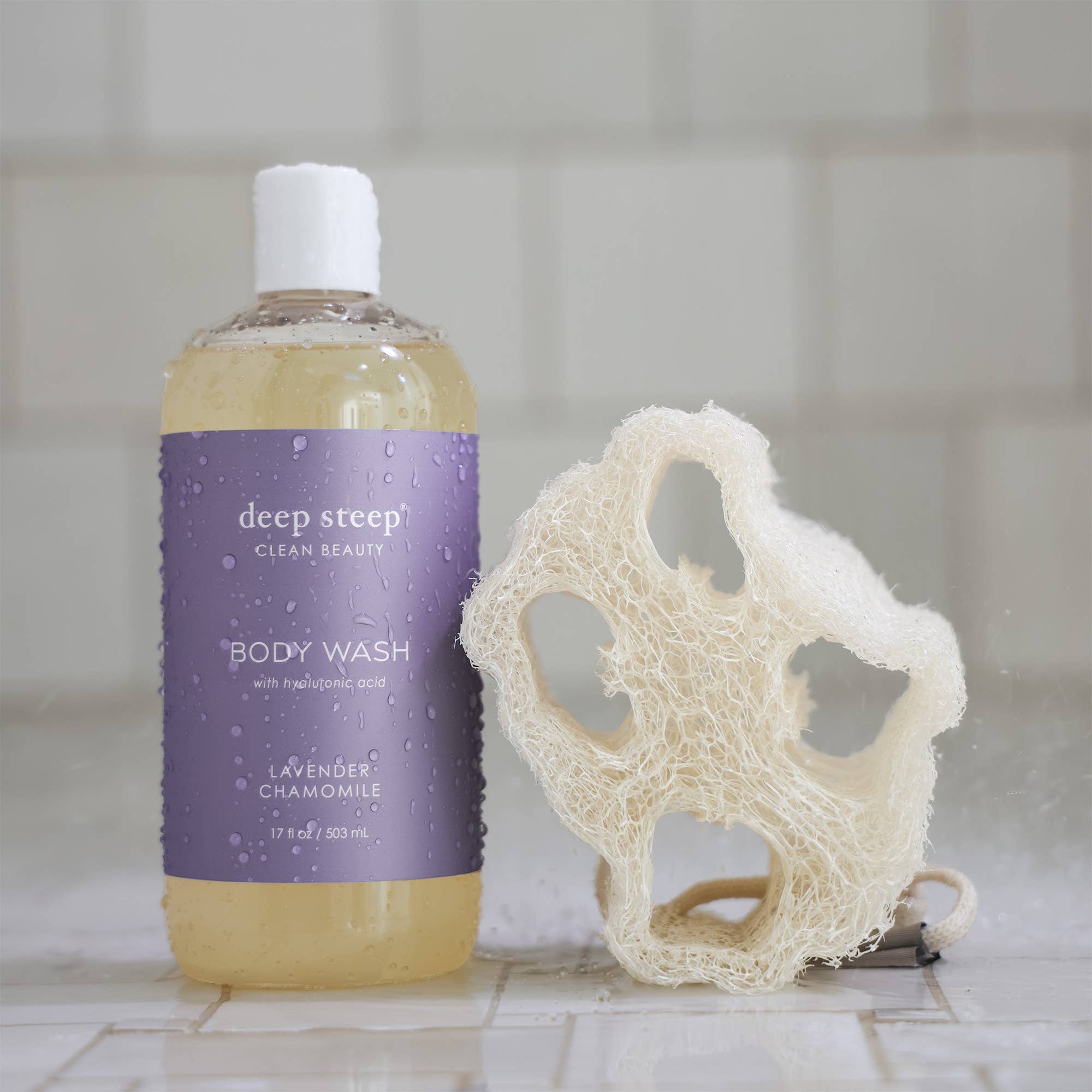 Deep Steep Clean Beauty - Wholesale Body Wash/Shower Gel - Body Wash - Lavender Chamomile 17oz5