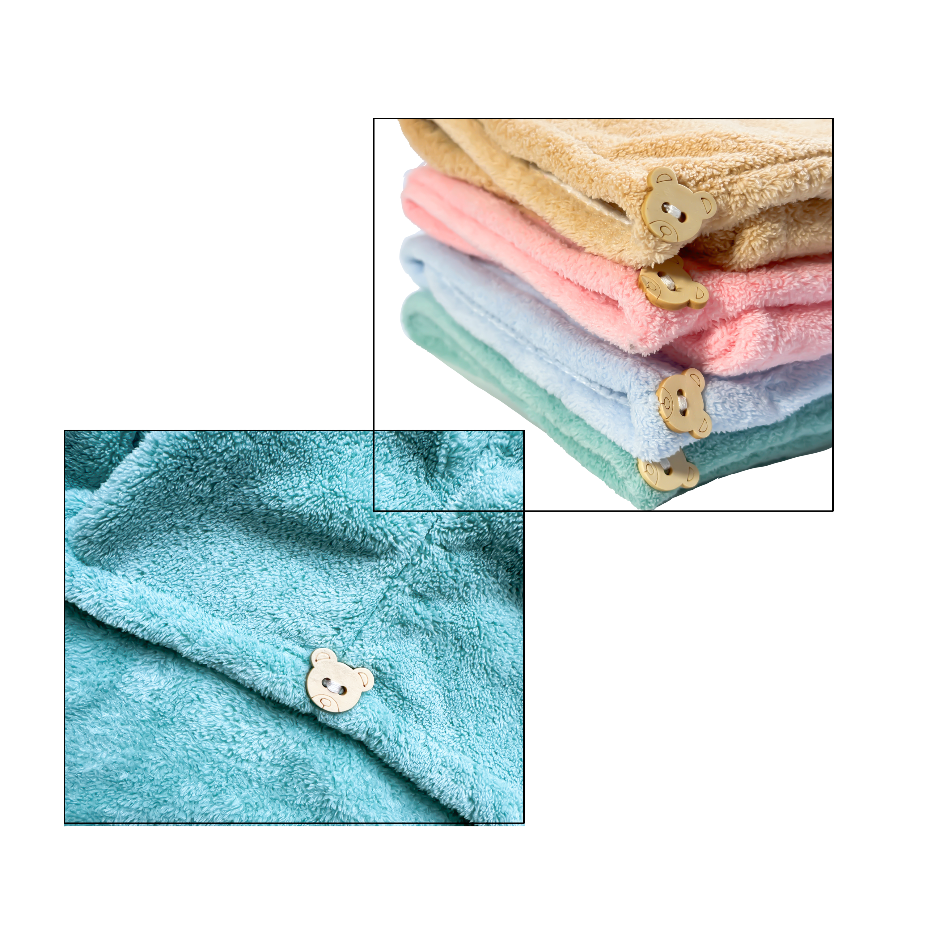 VIAI Beauty – wholesale Hair towel/wrap – LurellaFam Dry Hair Towel5