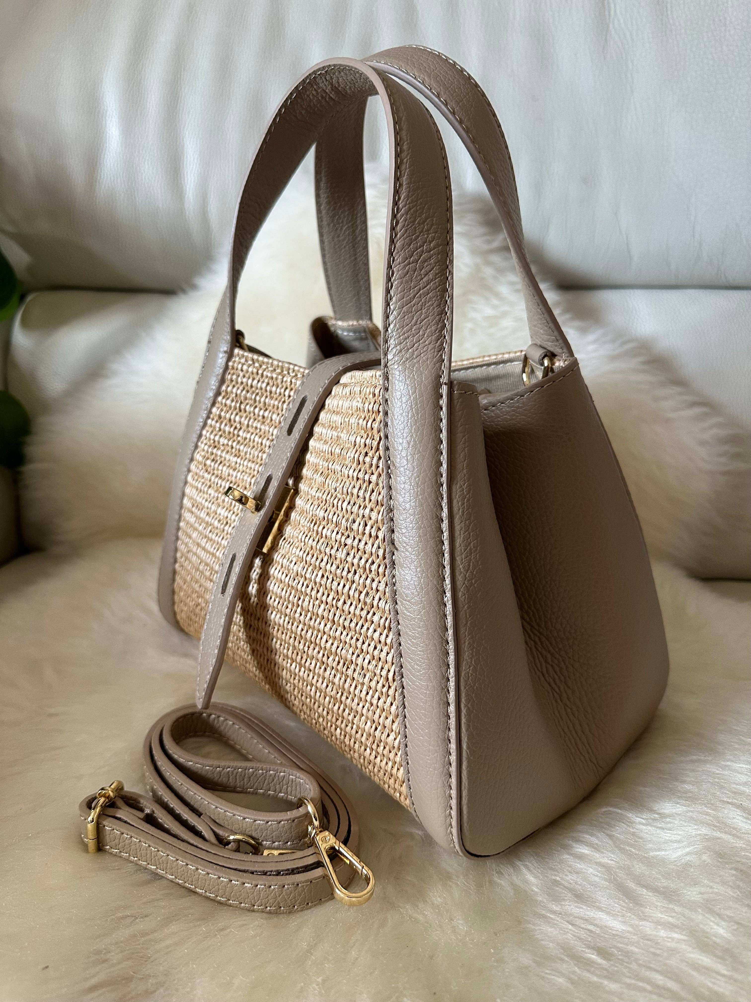 Zhade - Wholesale Top Handle Bag - Women's - ARUBA - raffia and leather8