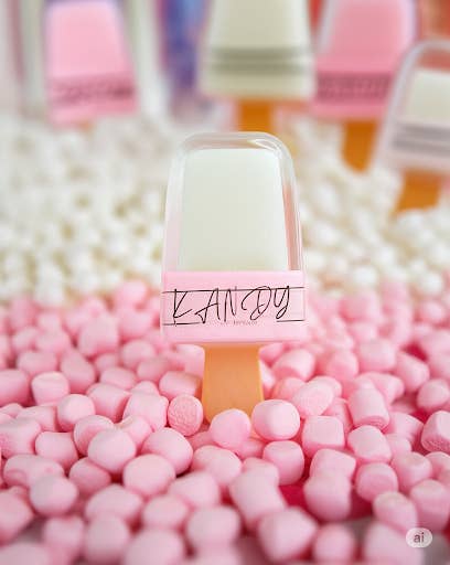 KANDY AROMA - Wholesale Lip Gloss - ORGANIC MARSHMELLOW TREAT SCENTED LIP GLOSS