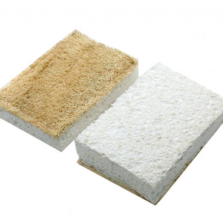 Loofah Kitchen Sponge Scrubber for wholesale by ecoLiving