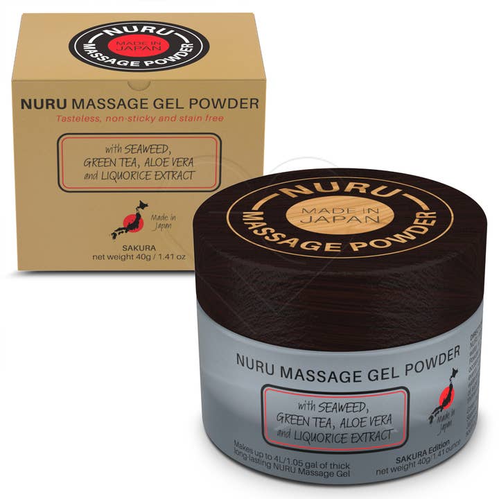 Eroticgel - Wholesale Body glitter/shimmer - Nuru Massage Gel Powder - Sakura Edition 40g - Makes 4L/1gal2