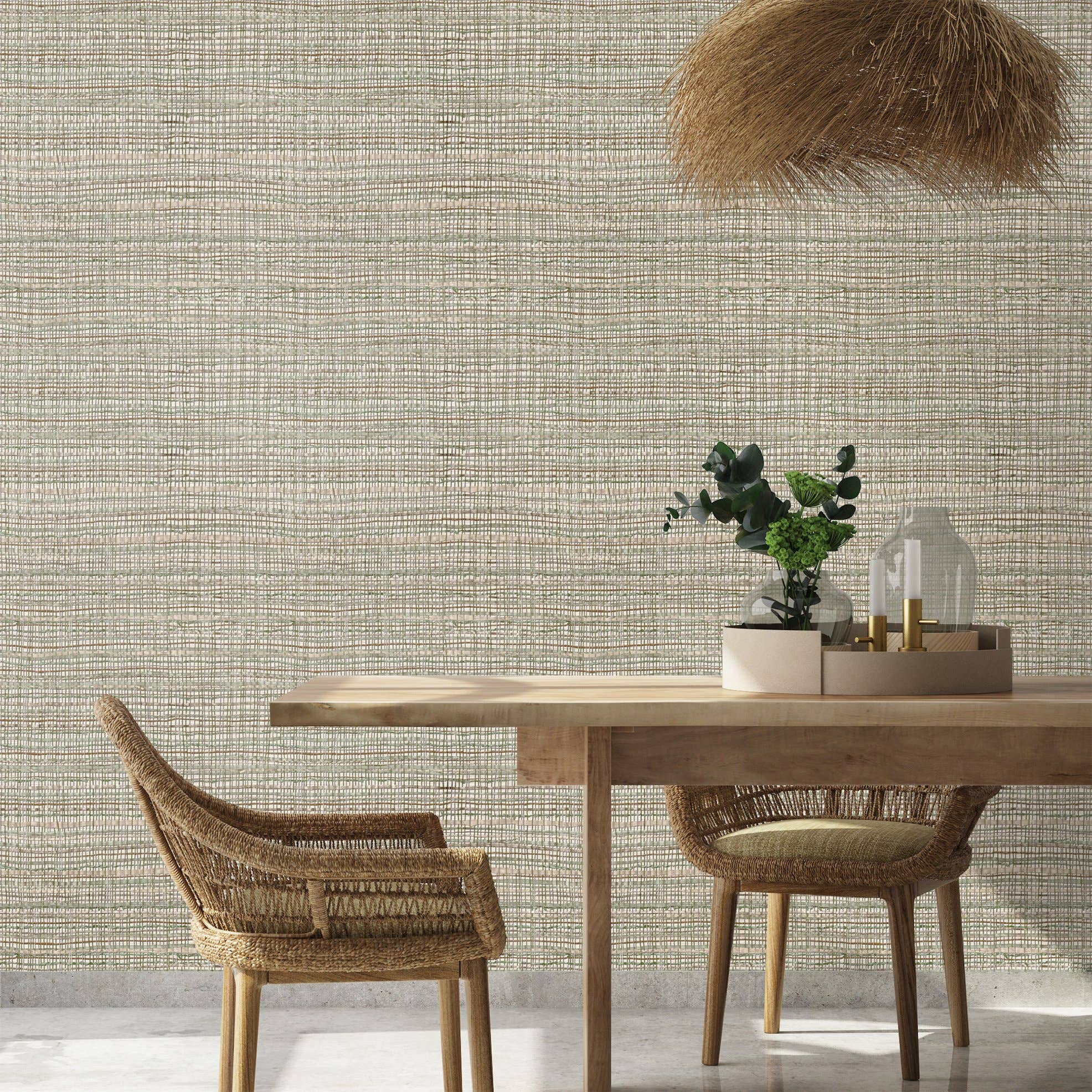 Galerie Wallcoverings - Wholesale Wallpaper - Salt Collection Fondo Wild Grass Effect Wallpaper Roll1