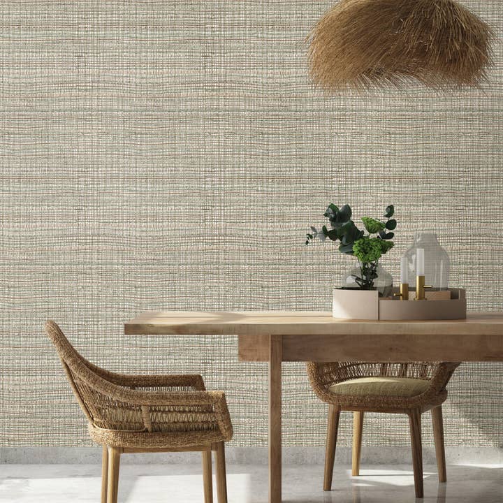 Galerie Wallcoverings - Wholesale Wallpaper - Salt Collection Fondo Wild Grass Effect Wallpaper Roll1