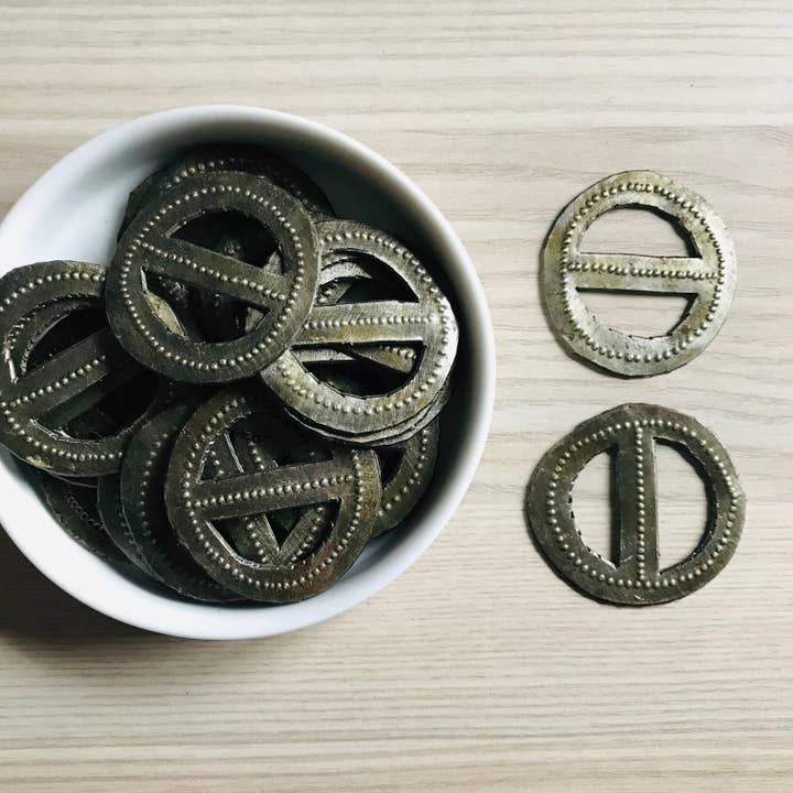 Haiti | Metal Charm- Set of 6 for wholesale by Beautifully Made Fair Trade