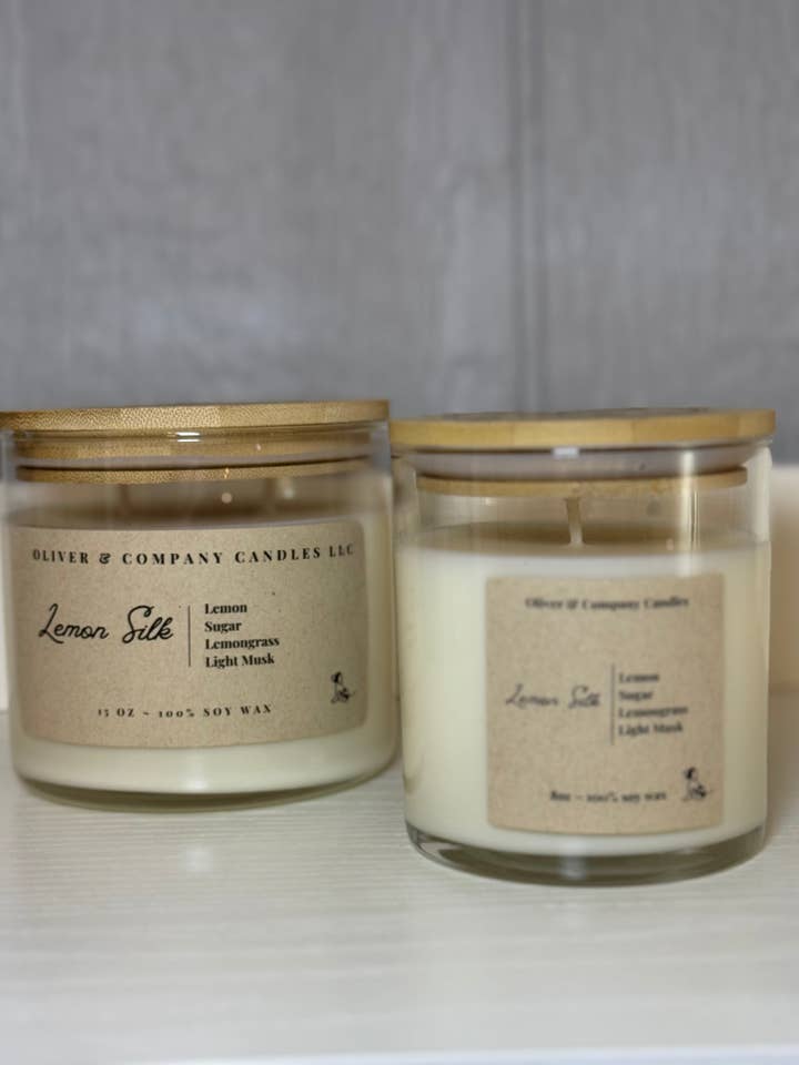 Lemon Silk for wholesale by Oliver & Company Candles
