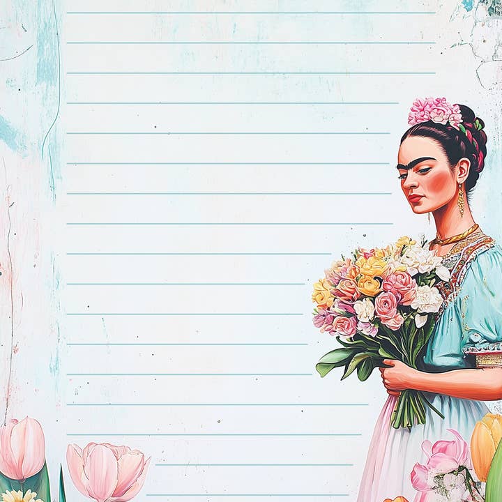 Fripperies - Wholesale Stationery/Notecard Set - Frida Kahlo: Spring | Stationery Fripperies