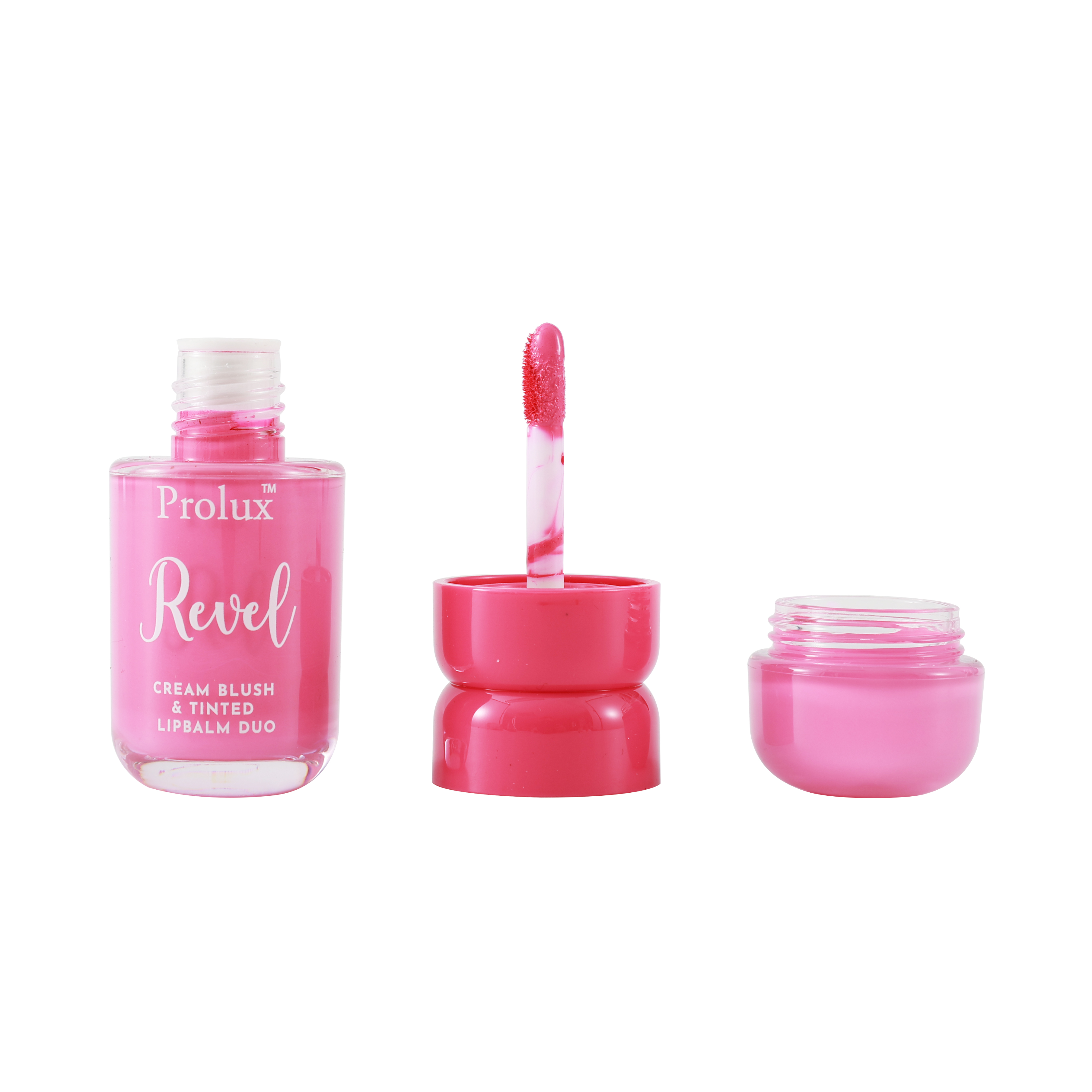 Efon International Corp. - Wholesale Lip Balm - Revel - 2-in-1 Lightweight Cream Blush & Tinted Lip Balm Duo10