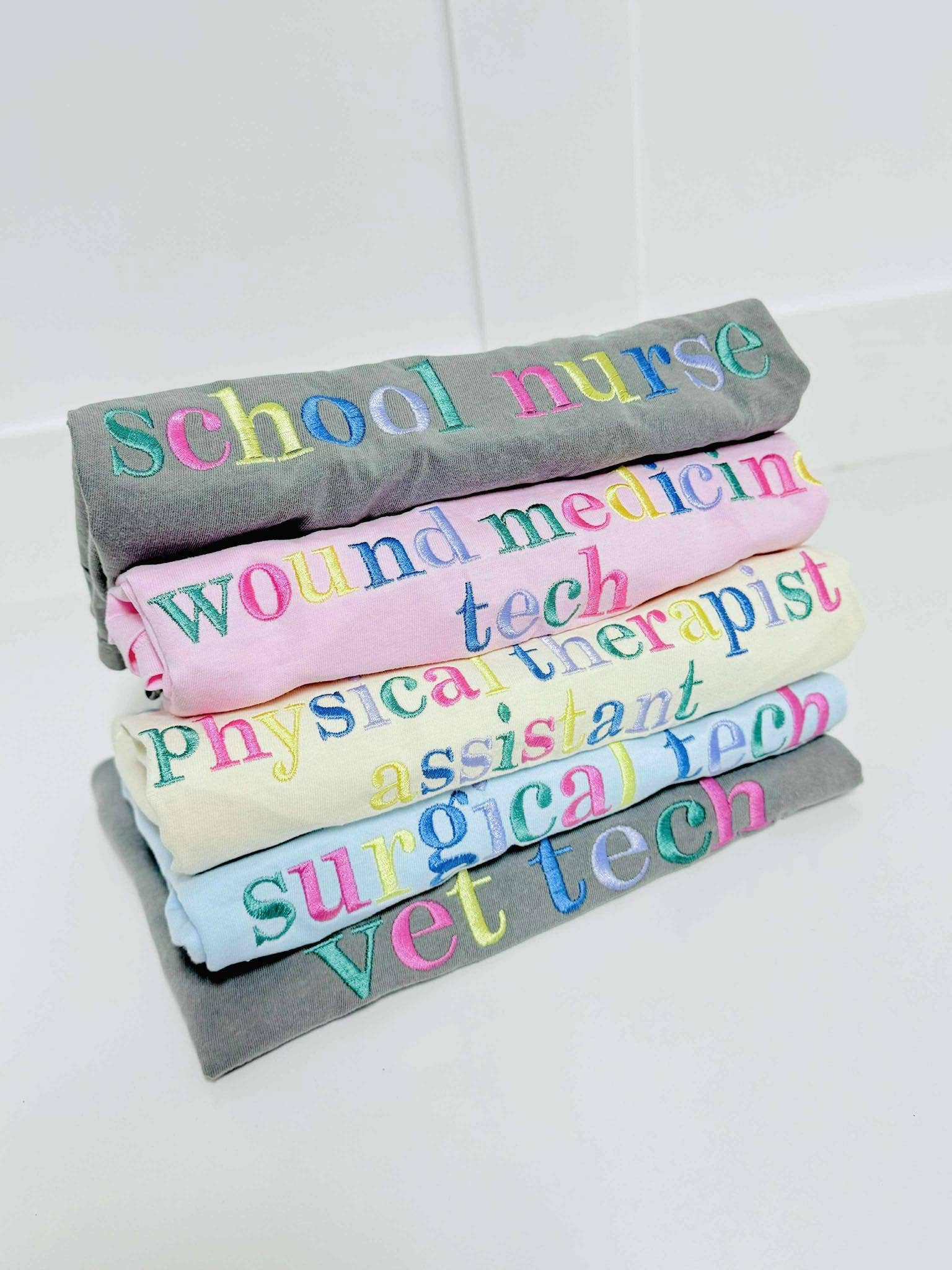 Dash Forward Wholesale - Wholesale T-Shirt - Women's - Custom Multi Embroidered Graphic Tee0