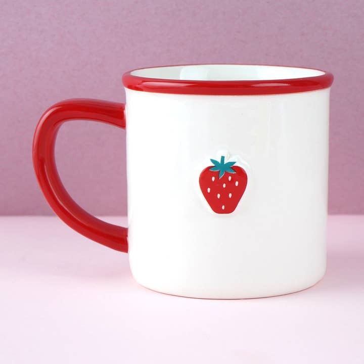 Caneca de Morangos Strawberry Fields em Caixa de Presente por atacado de CGB Giftware