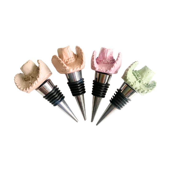 Cowboy Hat Wine Stopper for wholesale by Awkward Auntie