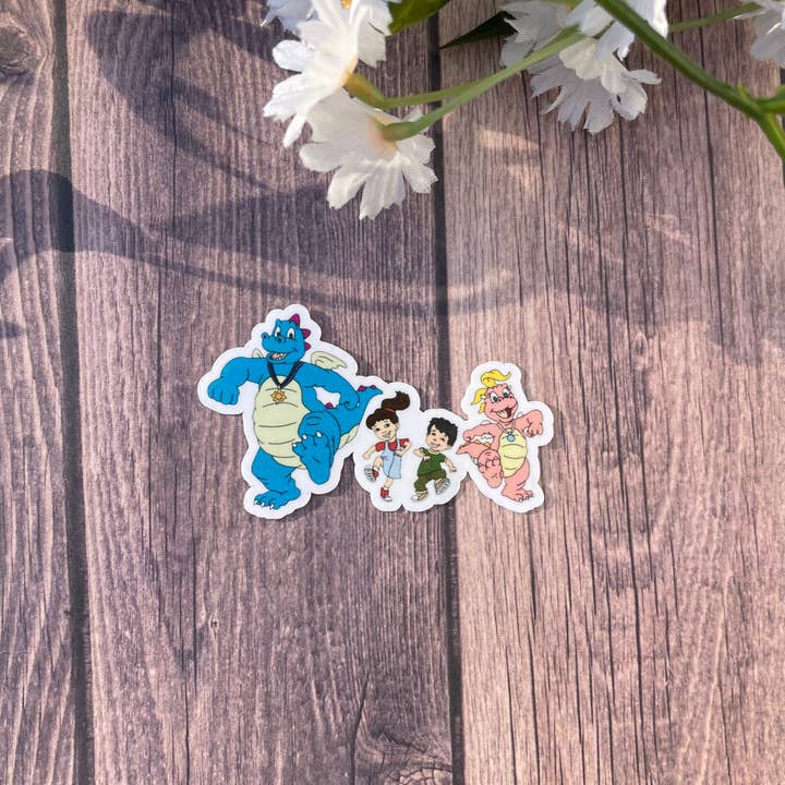 Dragon Tales-Themed Waterproof Sticker/Magnet for wholesale by JG Sticker Shop