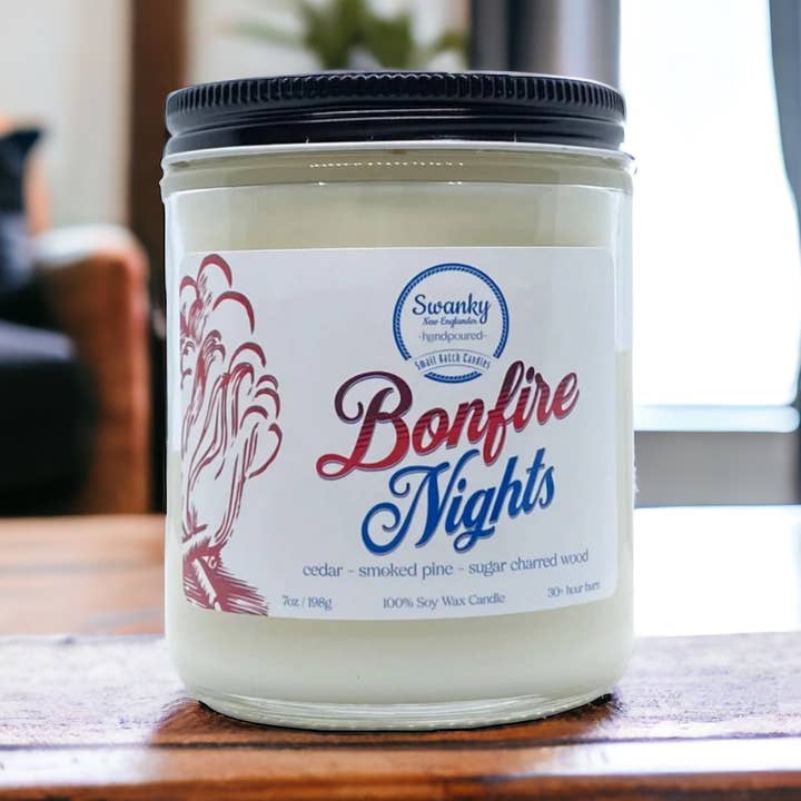Bonfire Nights | Soy Candle for wholesale by Swanky New Englander