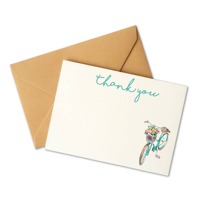 Stickerlishious - Wholesale Thank You Card - THANK YOU BIKE MINI CARD