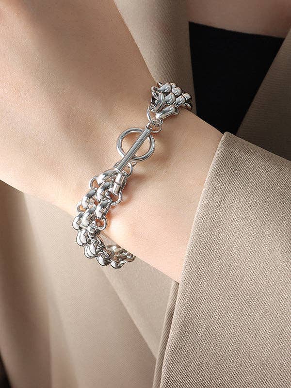 VividLux - Wholesale Link & Chain Bracelet - Chains Solid Color Bracelet Accessories1