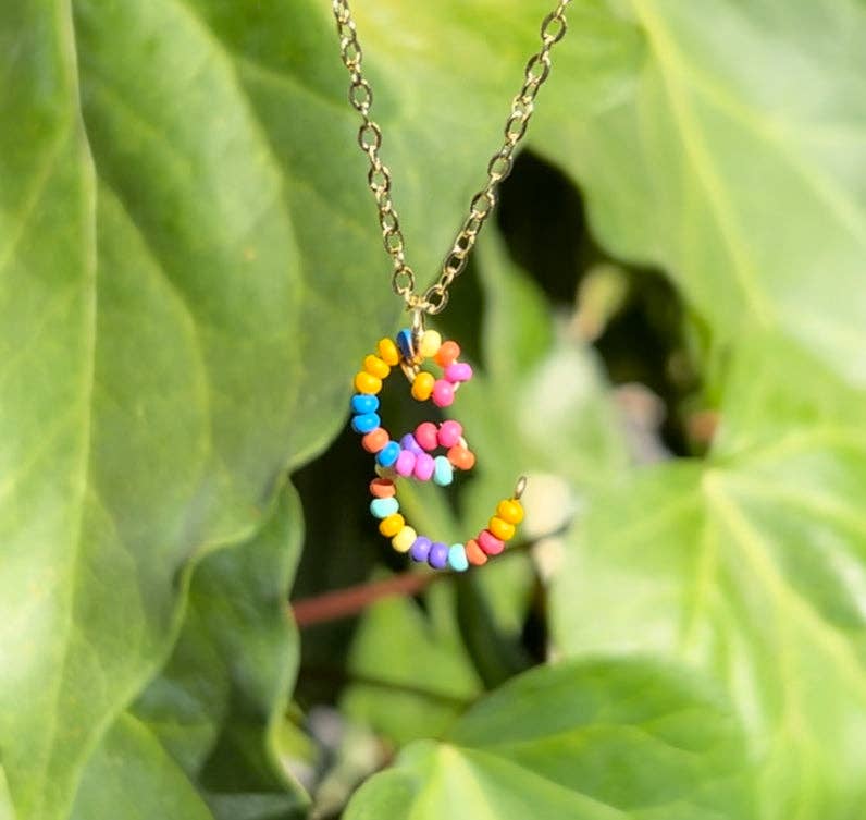 MorninGloria's - Wholesale Pendant/Charm Necklace - Beaded Initial Necklace4