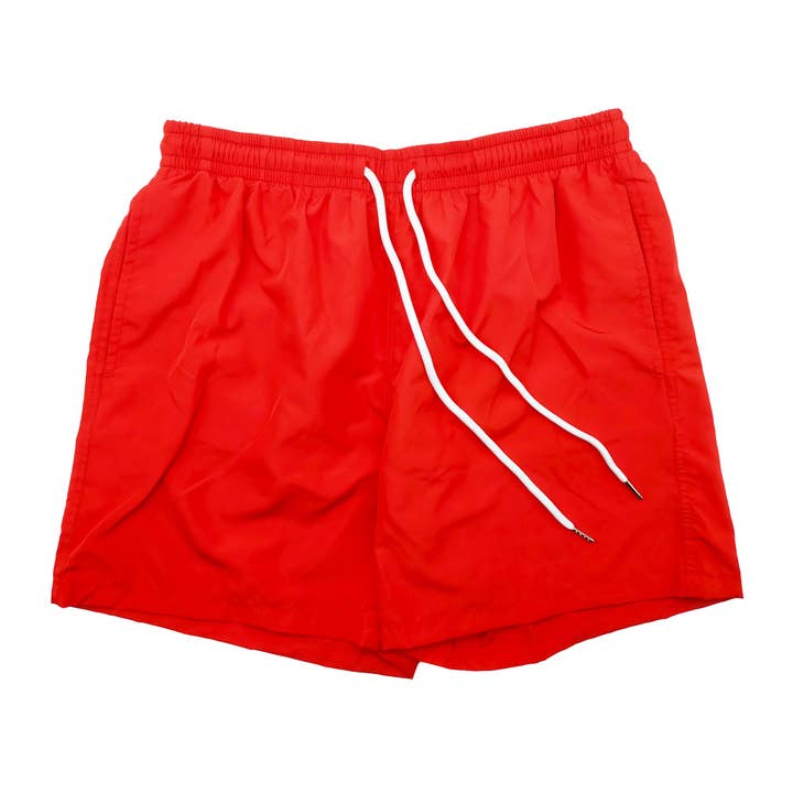 Heren Zwemshort VUURROOD voor wholesale door #MAISENZA