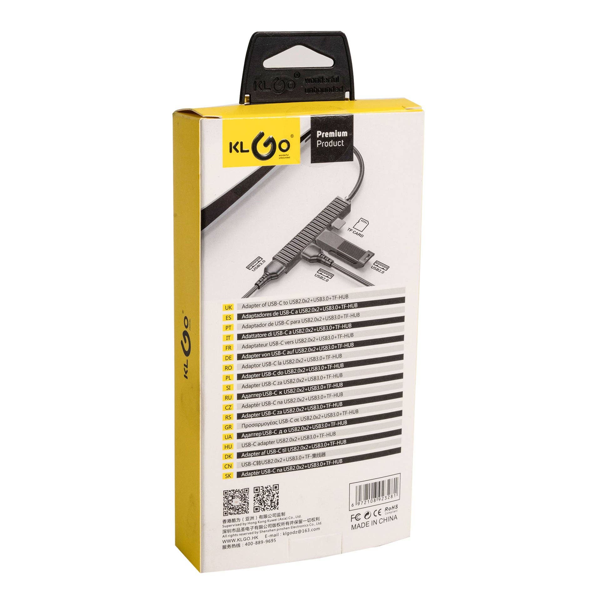 SINT - Wholesale Charging Cable - KLGO USB C to Dual HDMI Adapter, Multi Display Docking Station6