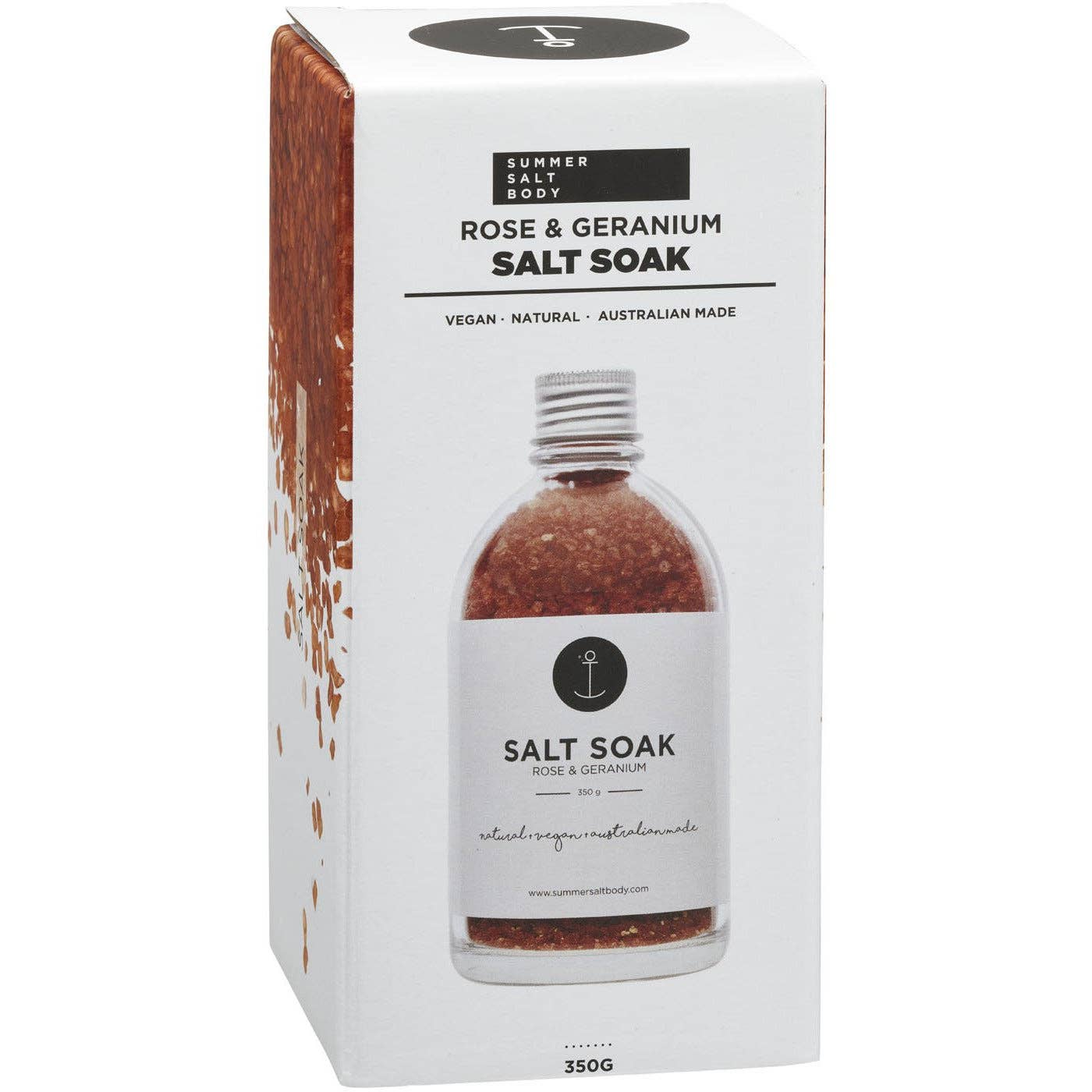 Summer Salt Body - Wholesale Bath Soak/Milk - Salt Soak | Rose & Geranium - 350g3