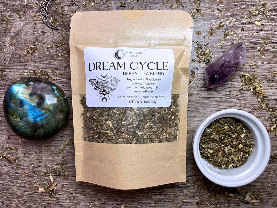 Moon & Leaf Magic - Wholesale Loose Tea - Dream Cycle Herbal Loose Leaf Tea Blend with Mugwort