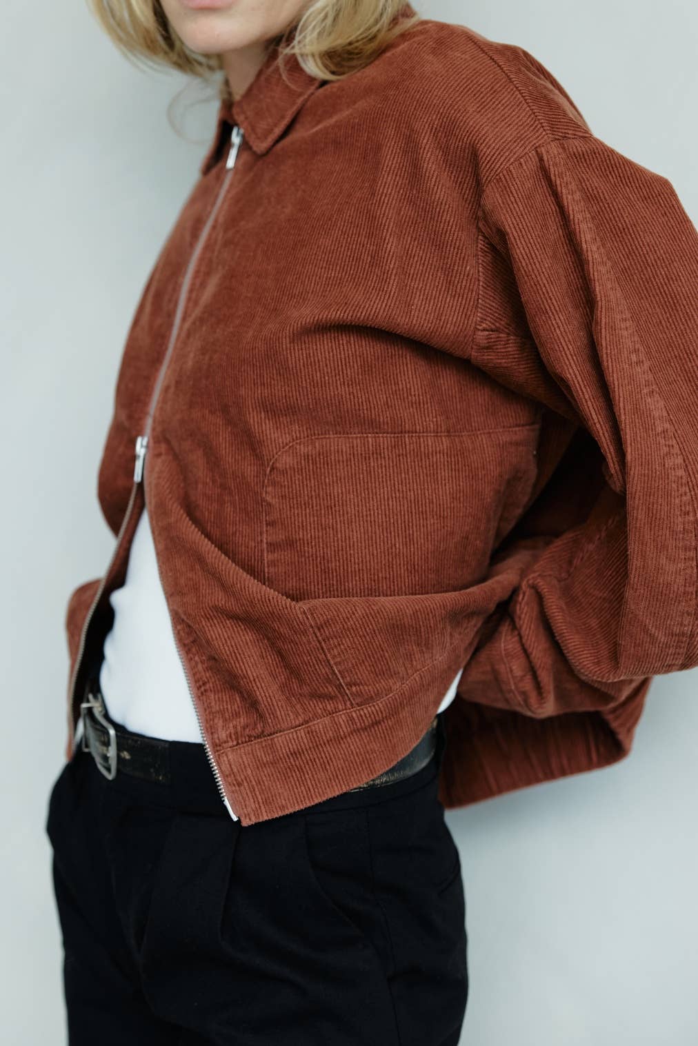 MOD REF - Wholesale Jacket - Women's - The Hayden Jacket | Cropped Corduroy Jacket17