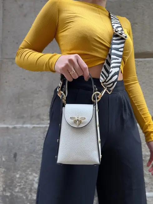 Cassette Barcelona - Wholesale Bag Strap - Women's - Cassette - Zebra Strap Creamy White8