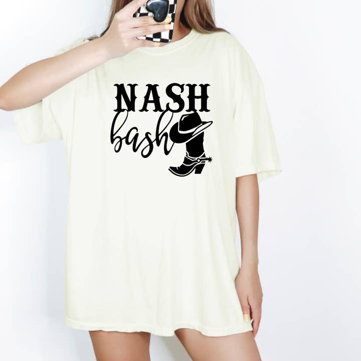 T-shirt graphique Nash Bash Western Country Nashville TN pour la vente par Gia Gifts Boutique