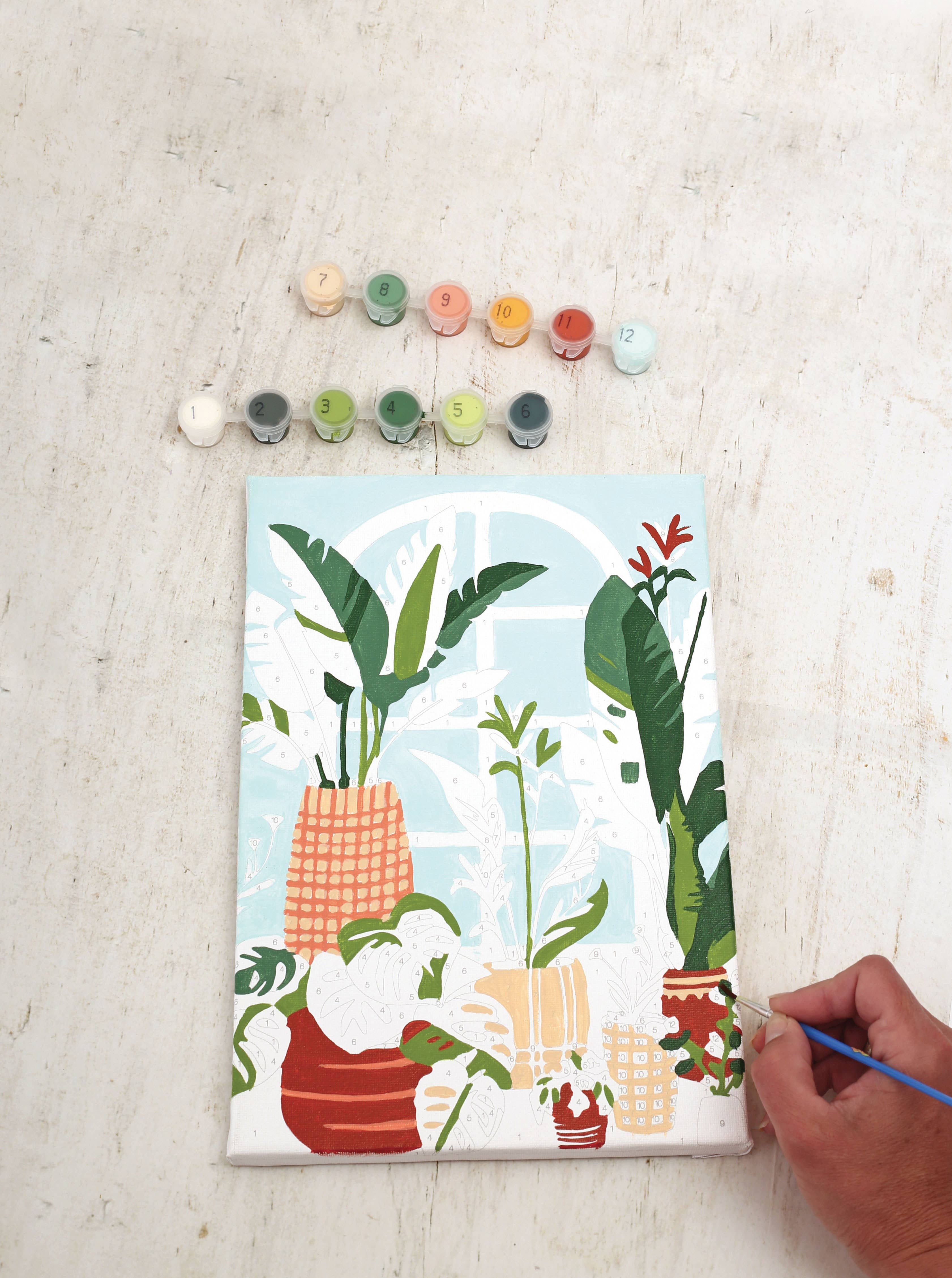 Graine Créative - Vente Kit de bricolage - PEINTURE AU NUMERO 30x20 URBAN JUNGLE1