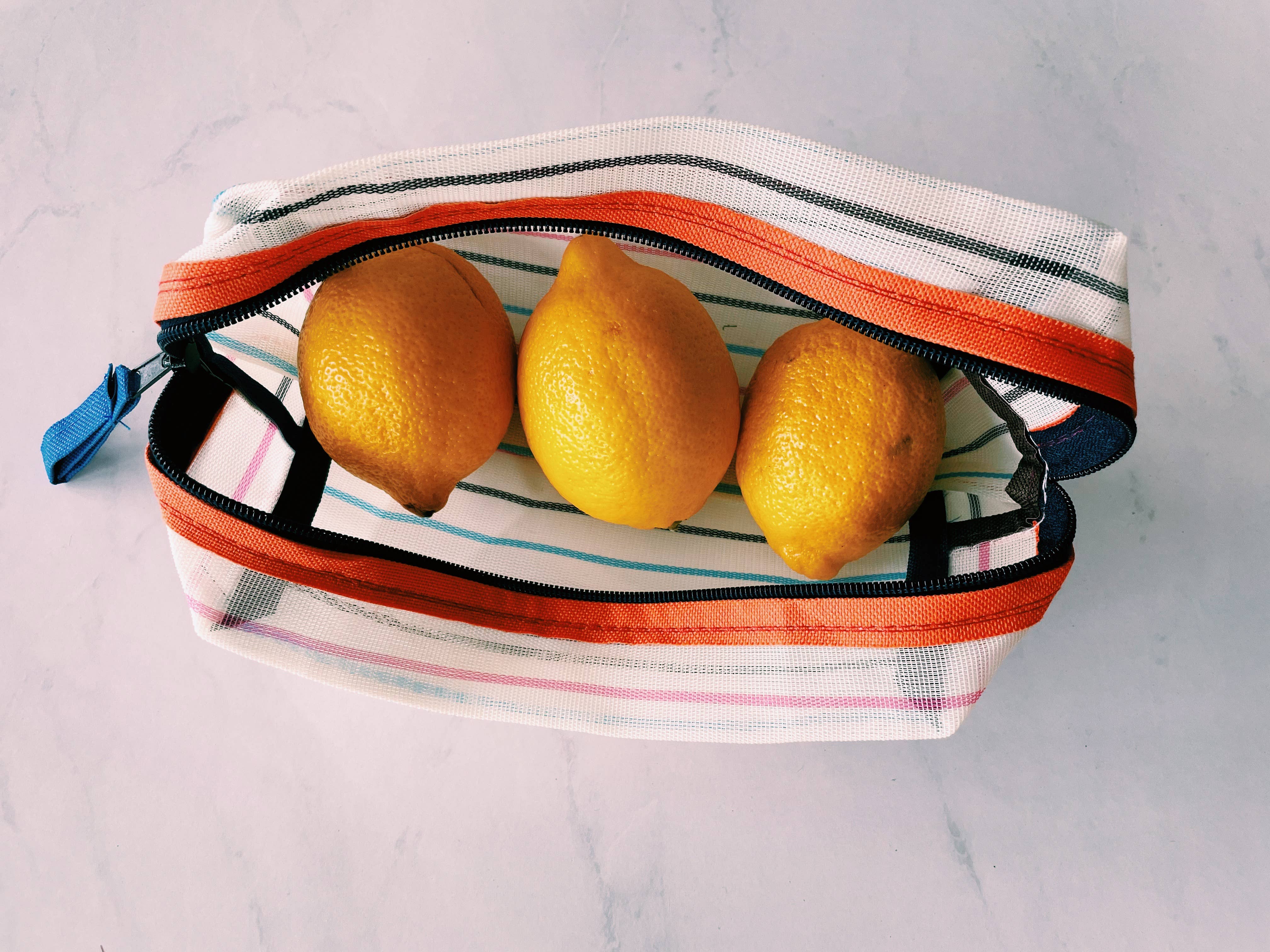 Pura Vida – Großhandel Schmink-/Kosmetiktasche – Kosmetiktasche und Federmäppchen aus mexikanischem Netz3