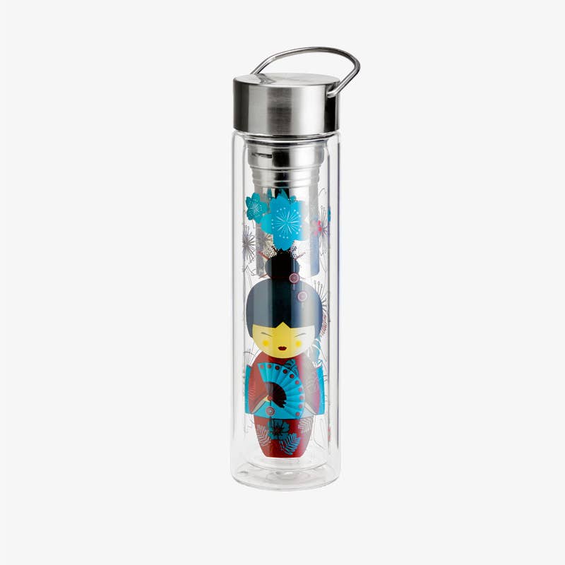 Eigenart - Wholesale Water Bottle - Tea maker FLOWTEA "Little Geisha red"5