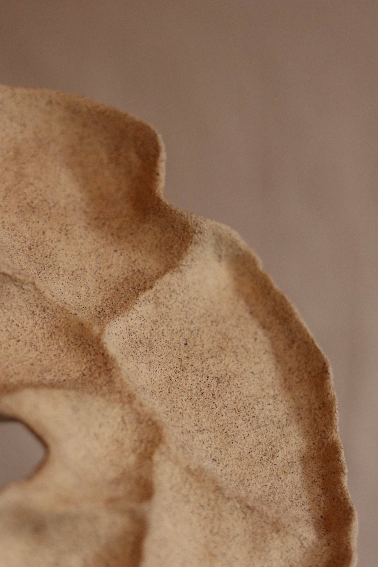 Of The Earth - Wholesale Decorative Plate/Dish/Bowl - 10" Gathered Earth Sculptural Dish2