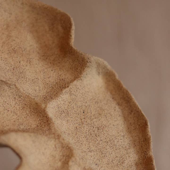 Of The Earth - Wholesale Decorative Plate/Dish/Bowl - 10" Gathered Earth Sculptural Dish2