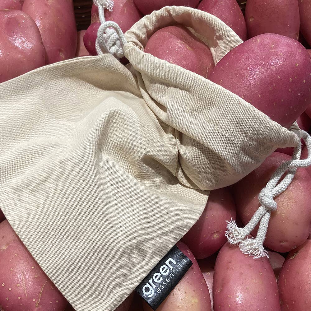 Nurture Goods - Wholesale Grocery/shopping bag - Cotton Drawstring Produce Bag6