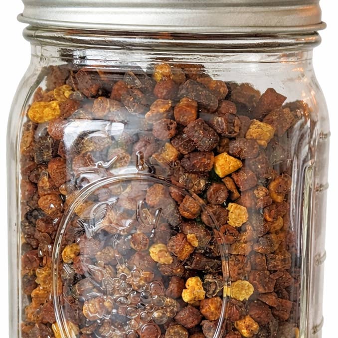 Bee Bread (Perga) 4.3 oz / 120 g – Raw Fermented Bee Pollen in Glass Jar, Organic Quality for wholesale by 1newtime LLC