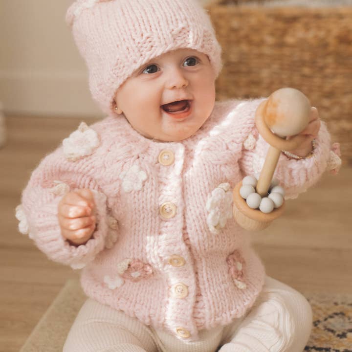 Huggalugs - Wholesale Cardigan - Baby - Flower Cardigan Sweater Baby & Toddler4