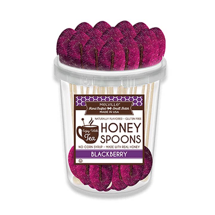 Blackberry Honey Spoons for wholesale by Melville Candy Company